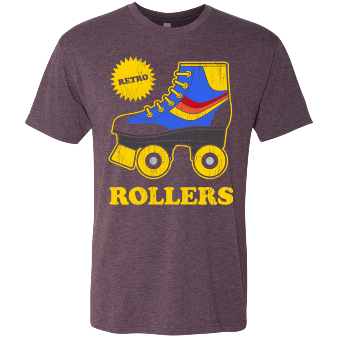 Retro rollers Men's Triblend T-Shirt