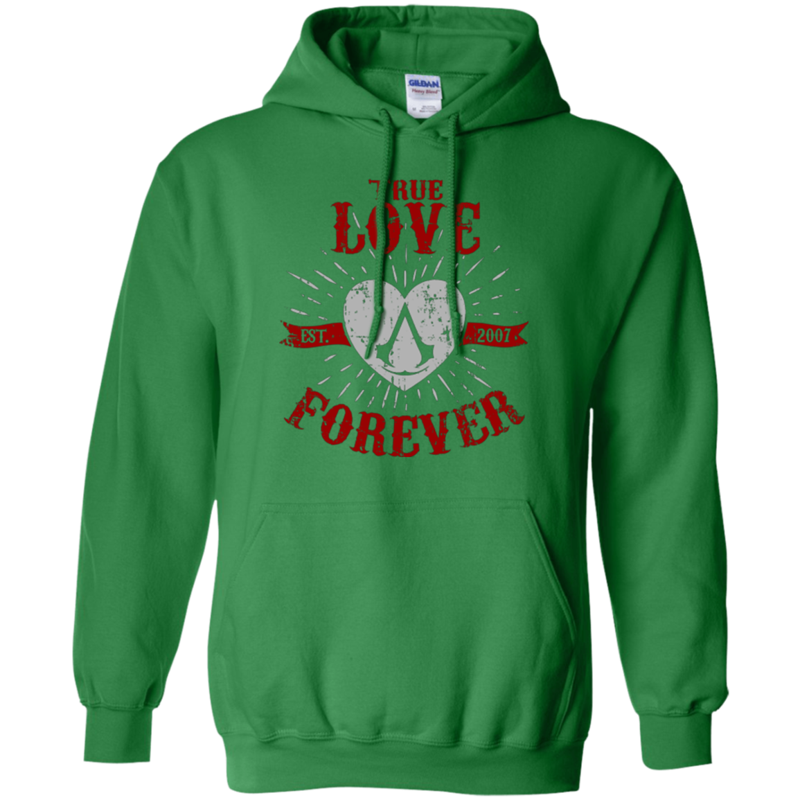 True Love Forever Assasin Pullover Hoodie
