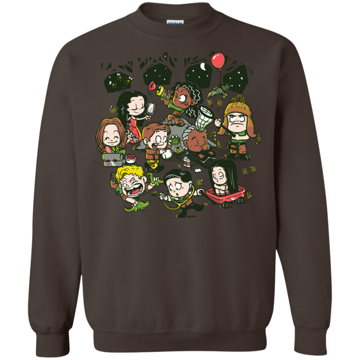 Let's Catch Fireflies Crewneck Sweatshirt