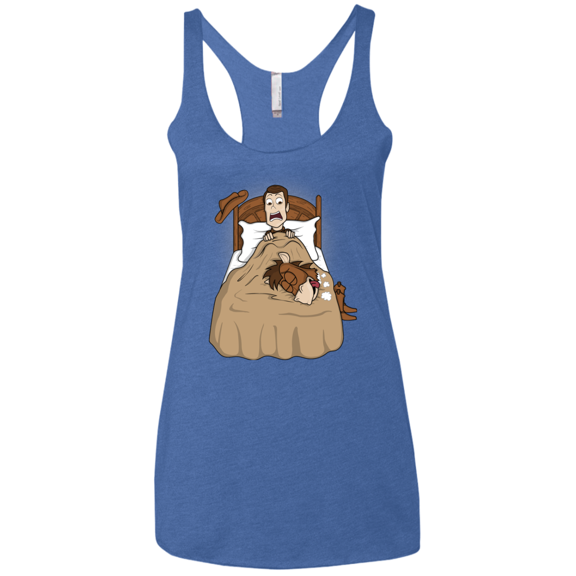 TOY PADRINO Women's Triblend Racerback Tank