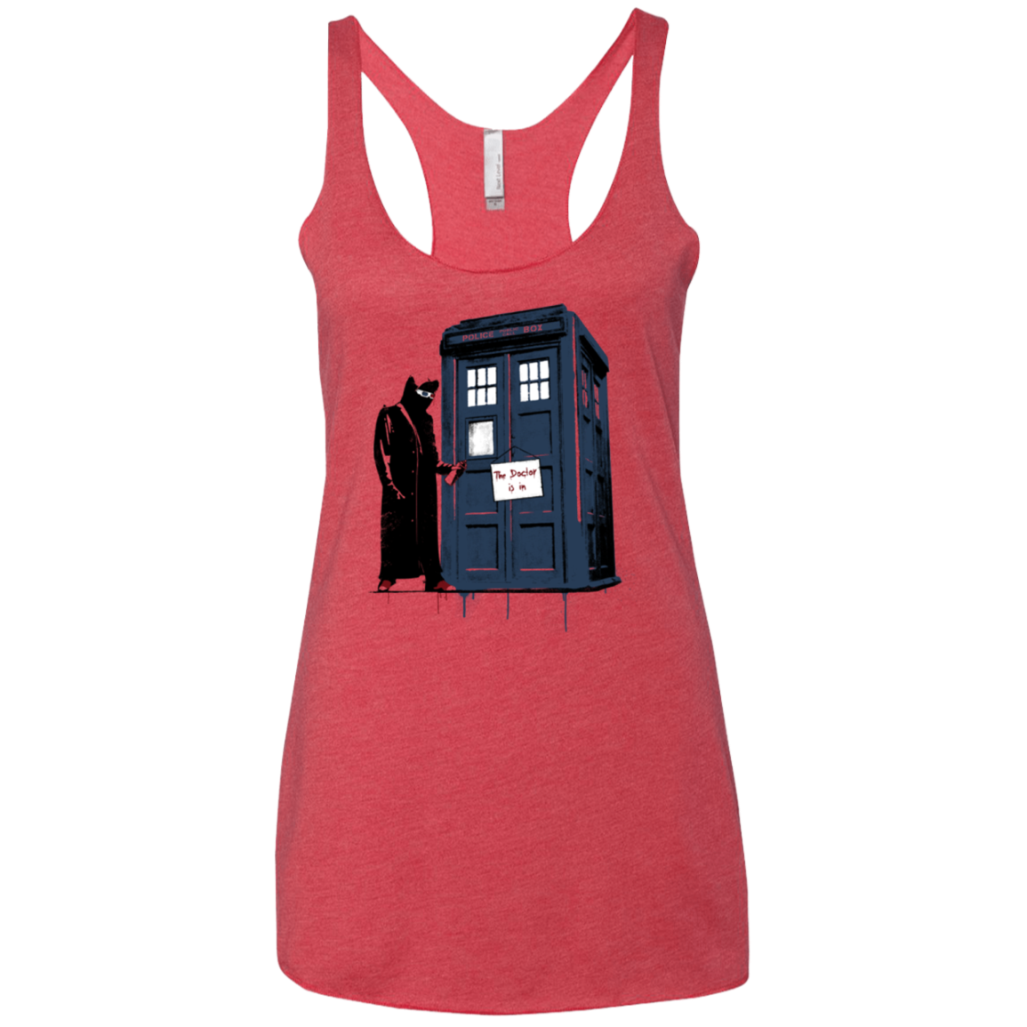 DR Banksy 10 Women's Triblend Racerback Tank