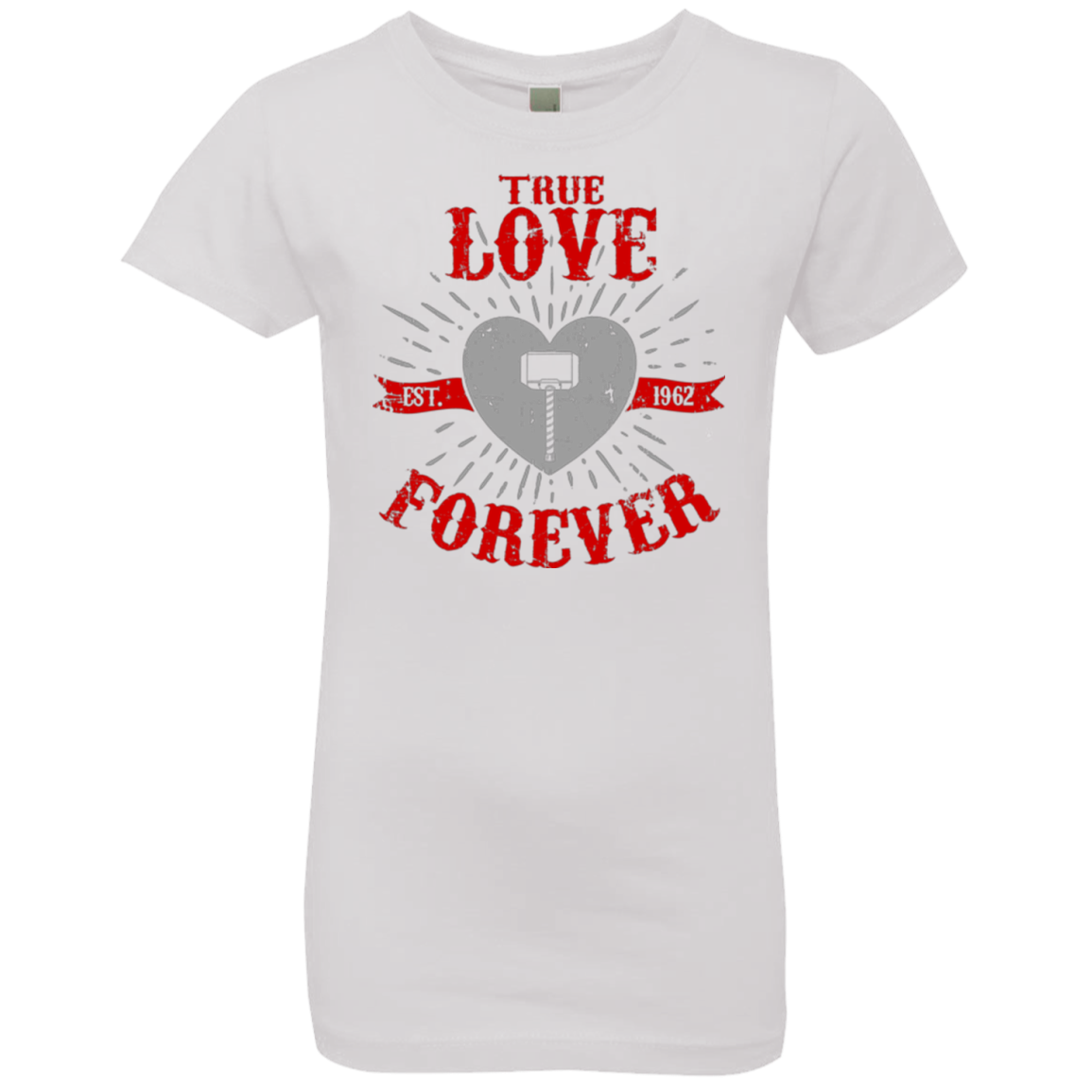 True Love Forever God Thunder Girls Premium T-Shirt