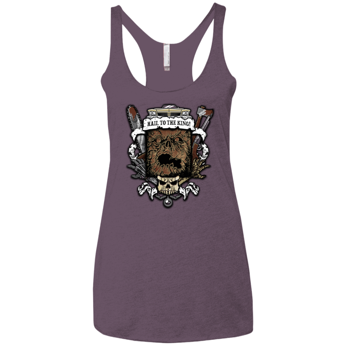 Evil Crest Women's Triblend Racerback Tank