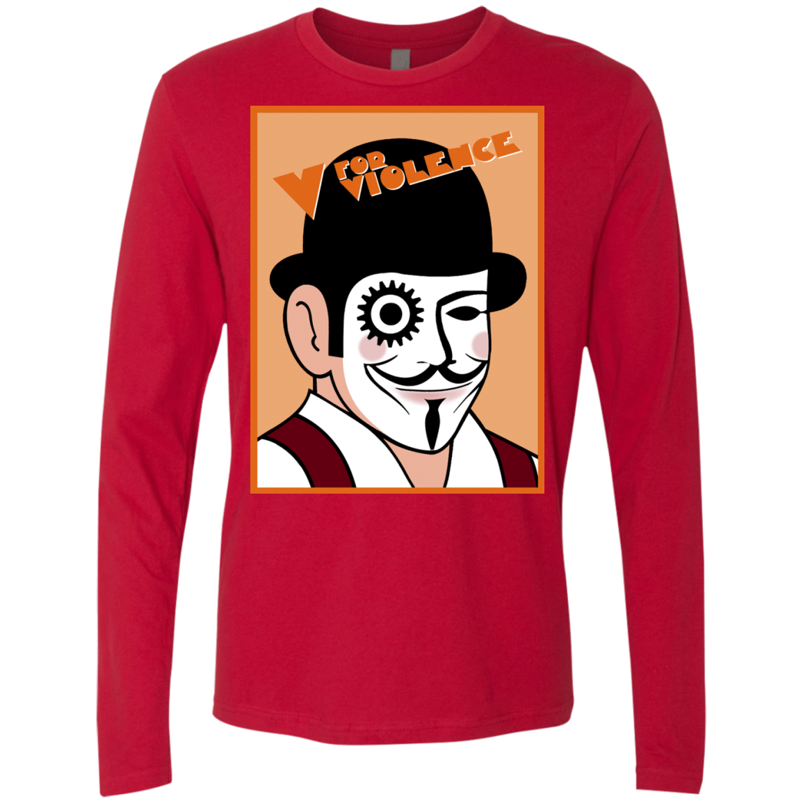 V for Violence Men's Premium Long Sleeve
