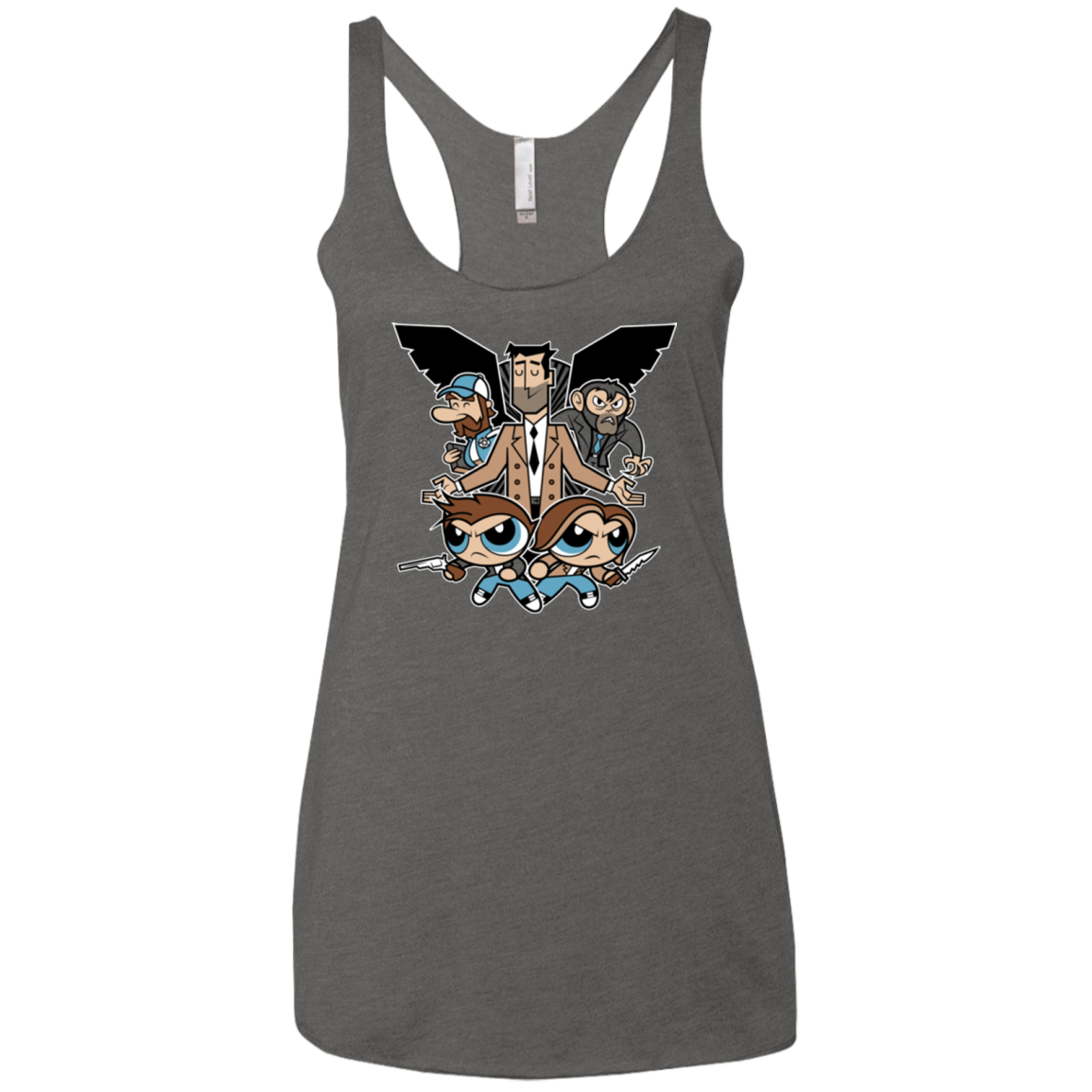 Hell and Back Boys Women's Triblend Racerback Tank