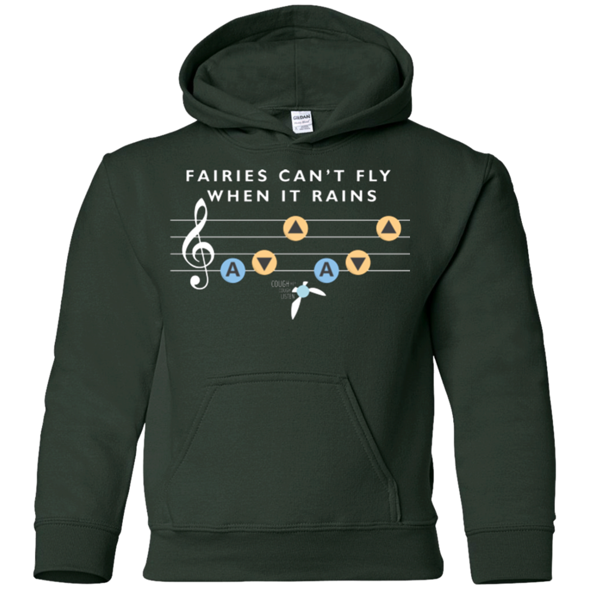 Fairies Can't Fly When It Rains Youth Hoodie