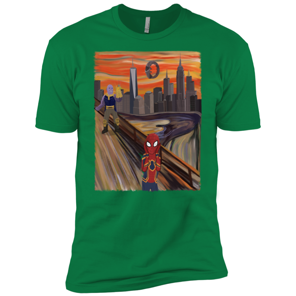 Spider Scream Men's Premium T-Shirt