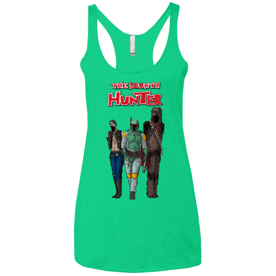 The Walking Bounty Hunter Women's Triblend Racerback Tank