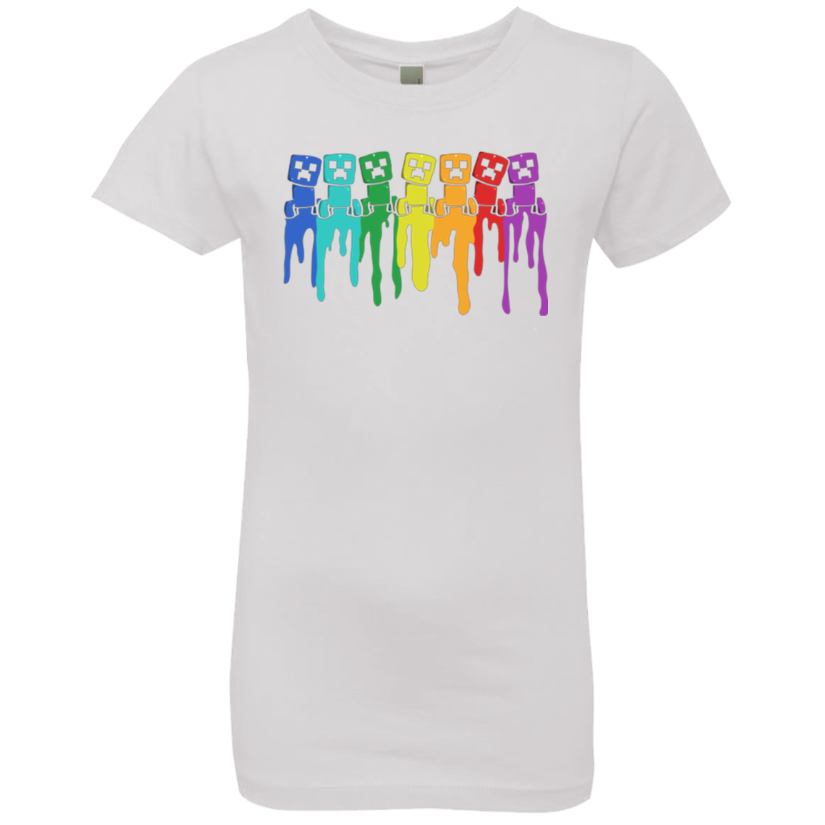 Rainbow Creeps Girls Premium T-Shirt