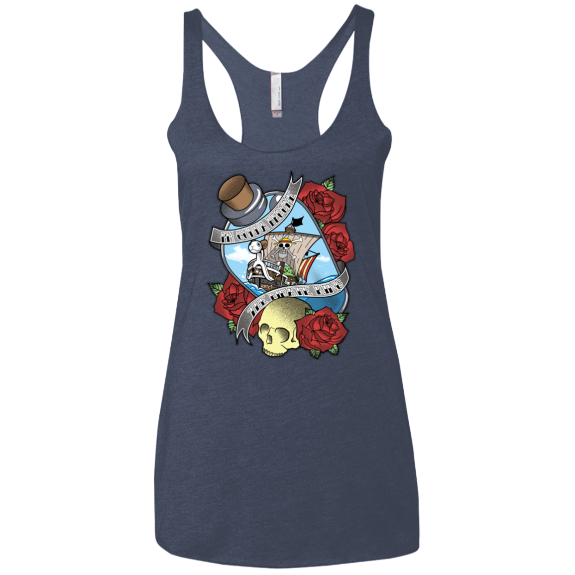 The Pirate King Women's Triblend Racerback Tank
