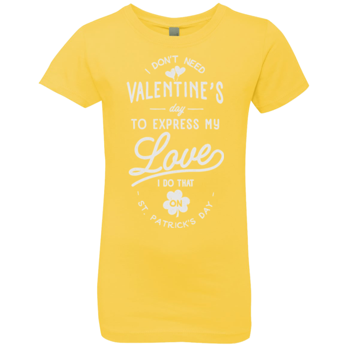Valentine's Day Girls Premium T-Shirt