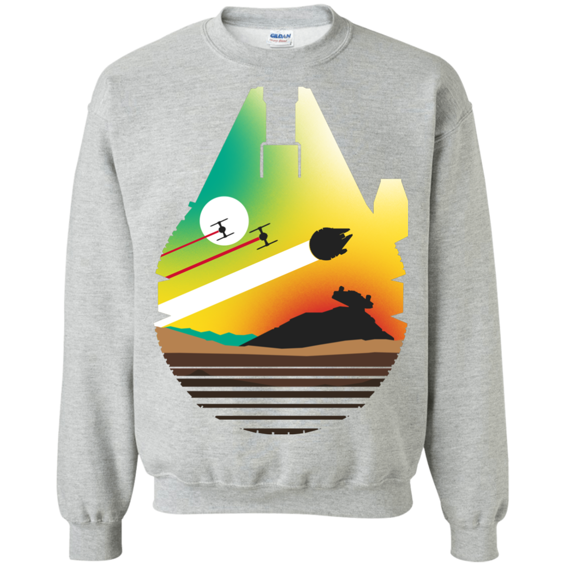 Escape from Desert Planet Crewneck Sweatshirt