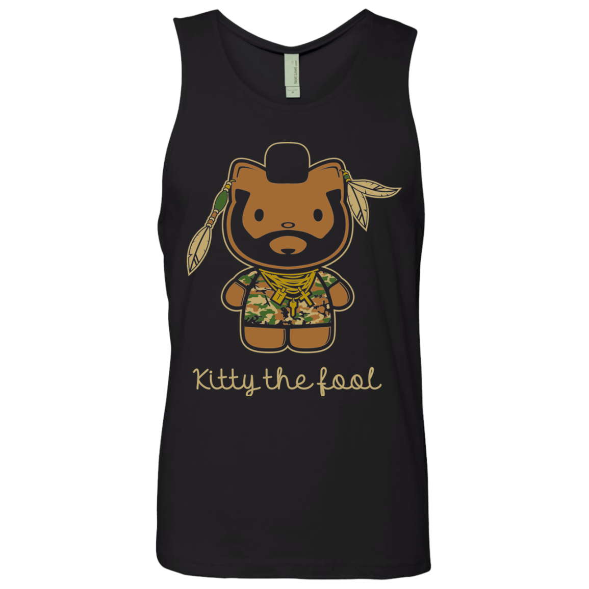 Kitty the Fool Men's Premium Tank Top