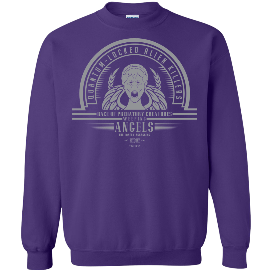 Who Villains Weeping Angels Crewneck Sweatshirt