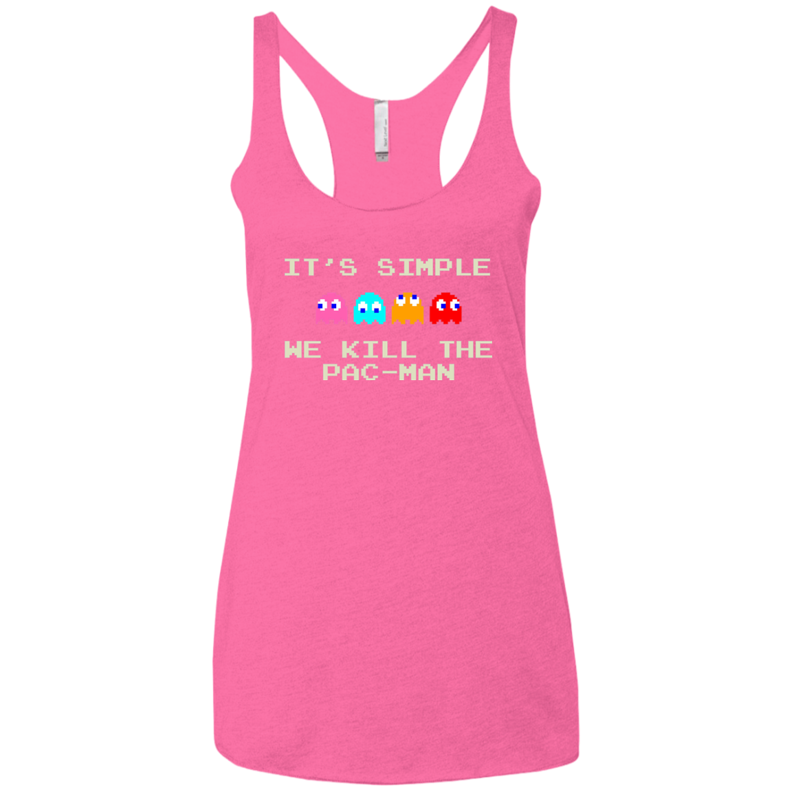 Pacmanok Women's Triblend Racerback Tank