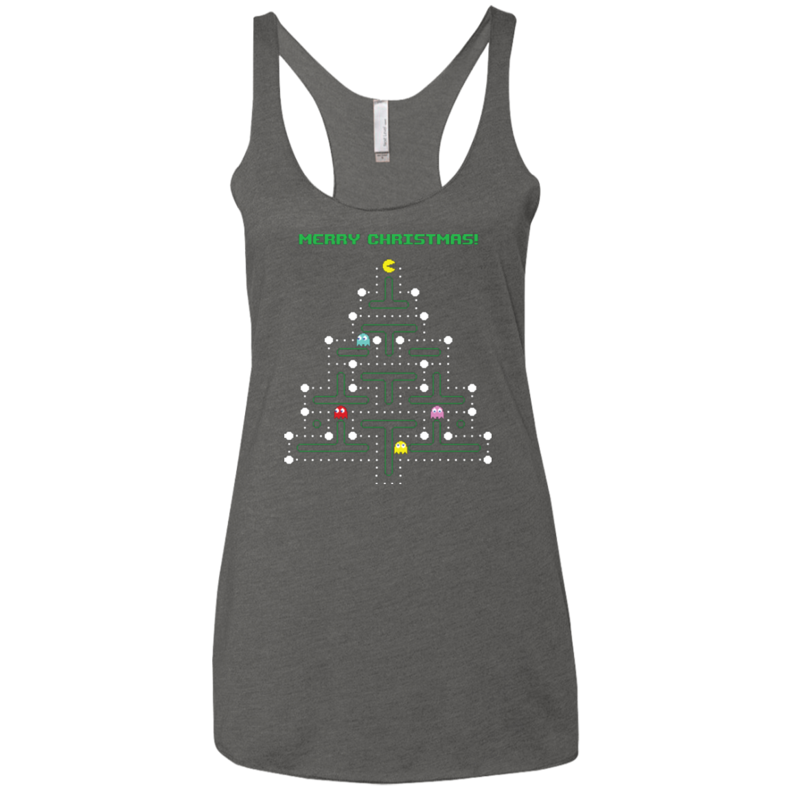 Mcpacman Women's Triblend Racerback Tank