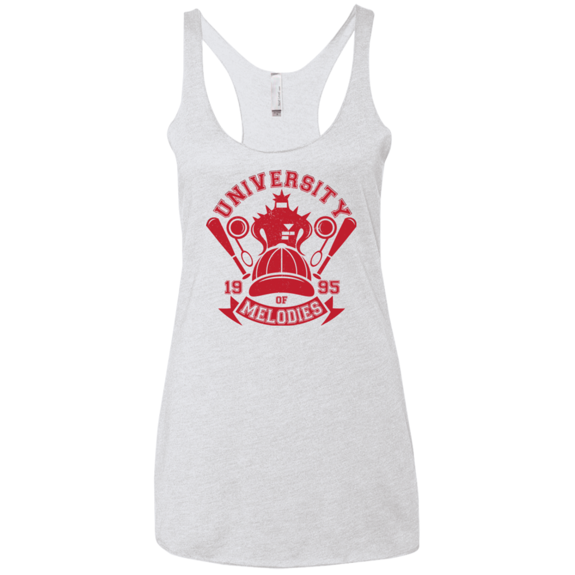 University of Melodies Women's Triblend Racerback Tank