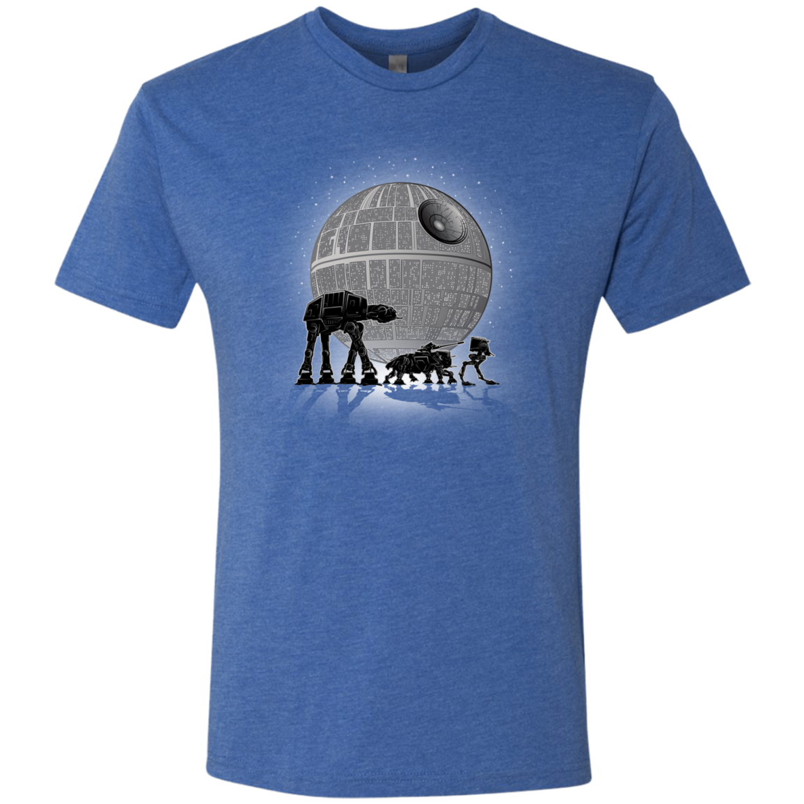 Full Moon Over Empire Men's Triblend T-Shirt