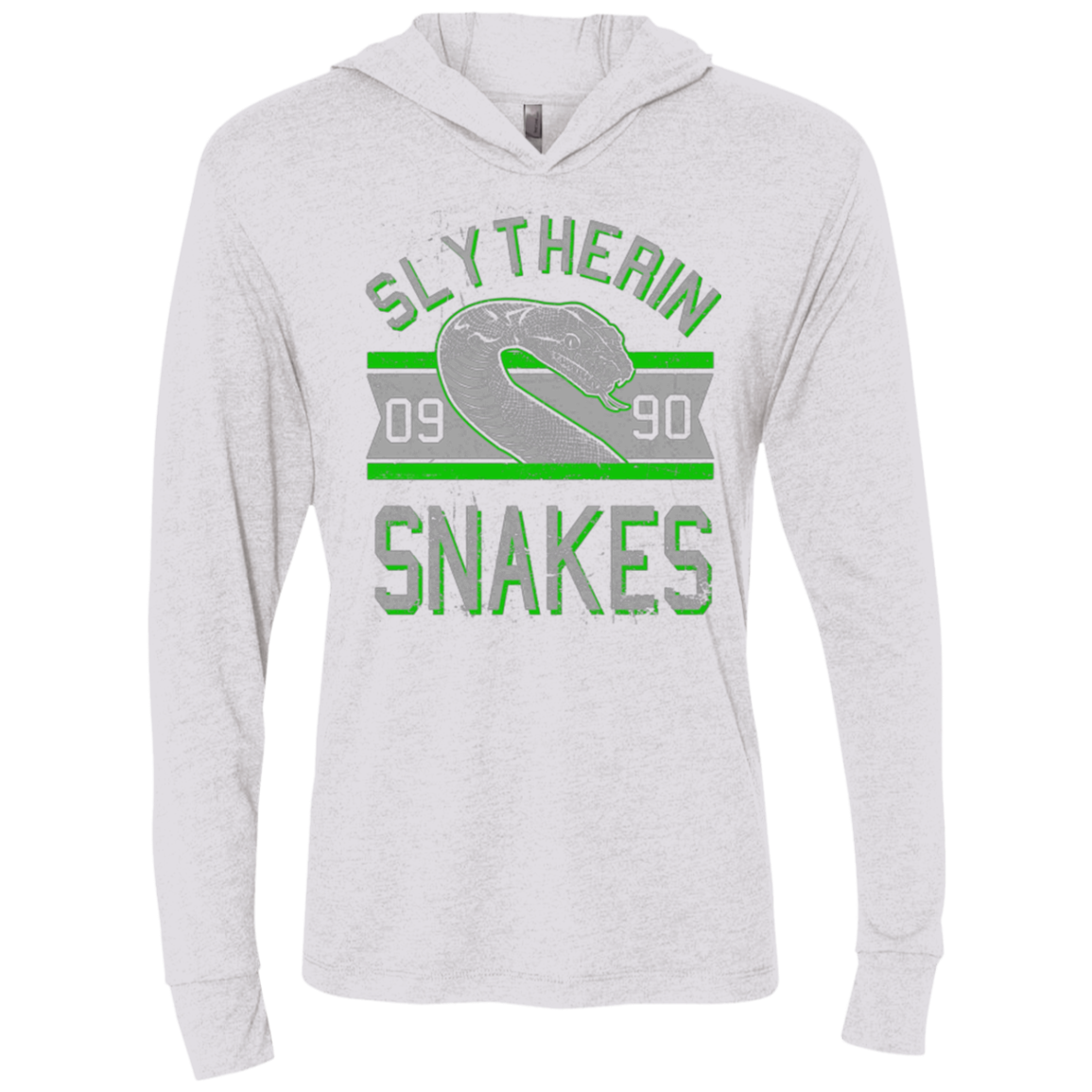 Snakes Triblend Long Sleeve Hoodie Tee