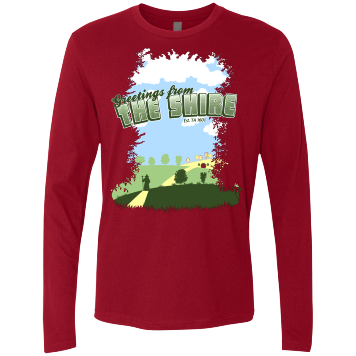 Greetings From Shire Men's Premium Long Sleeve