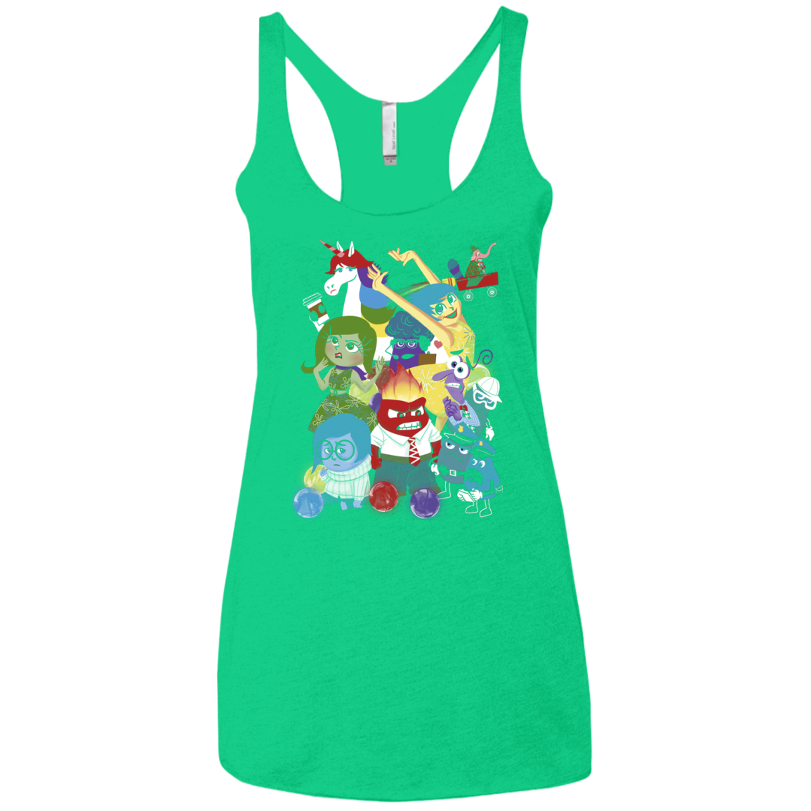 More than a feeling Women's Triblend Racerback Tank