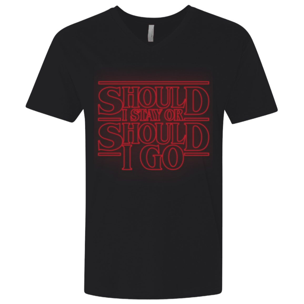 Should I Stay Or Should I Go Men's Premium V-Neck