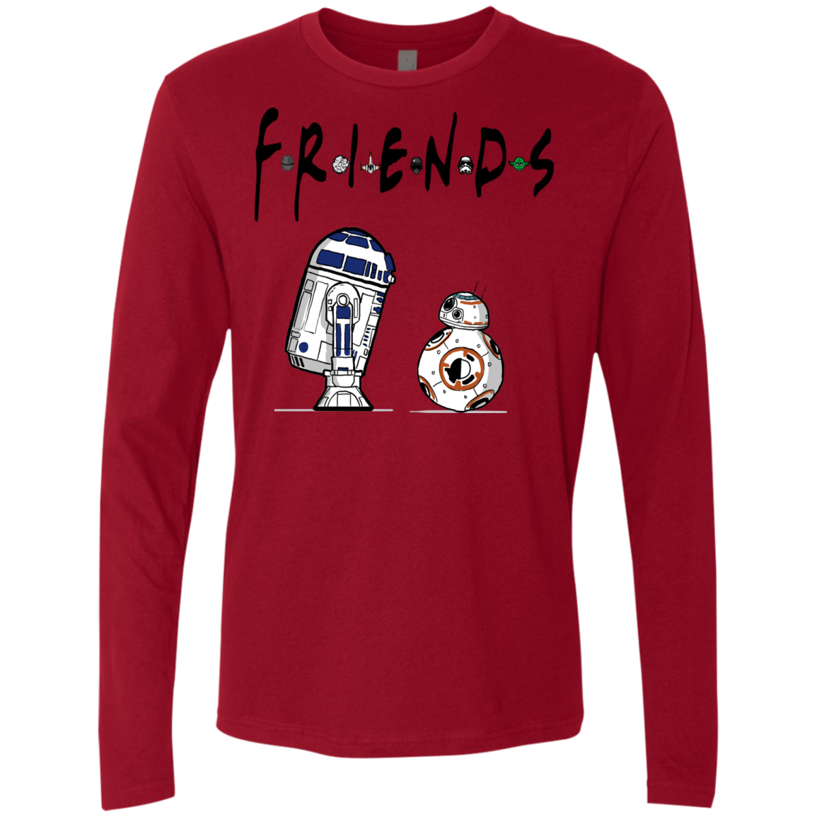 Droid Friends Men's Premium Long Sleeve