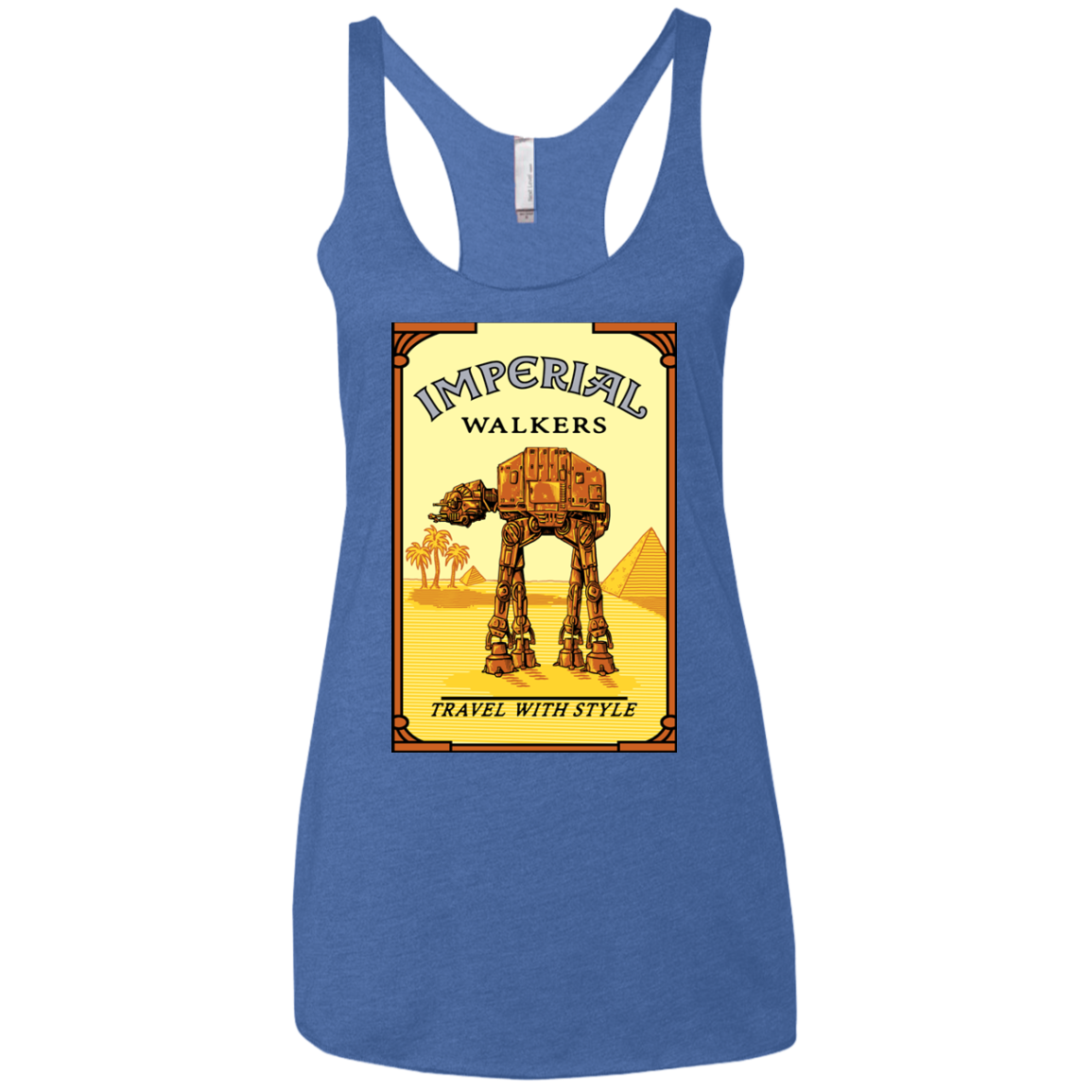 Walk Like An Egyptian Women's Triblend Racerback Tank