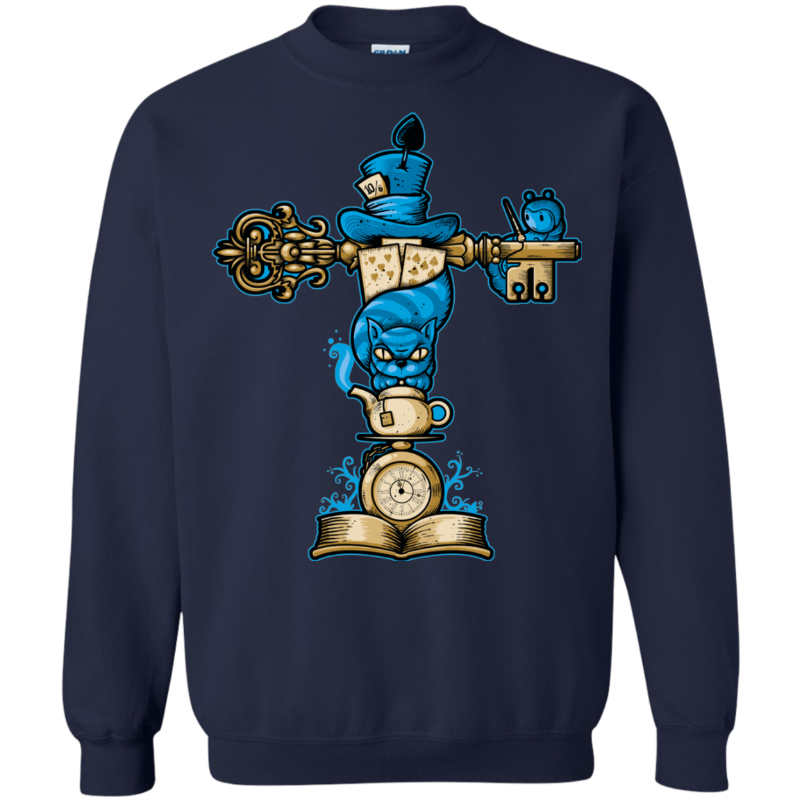 Wonderland Totem Crewneck Sweatshirt