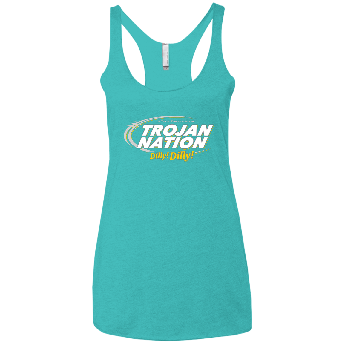 USC Dilly Dilly Women's Triblend Racerback Tank
