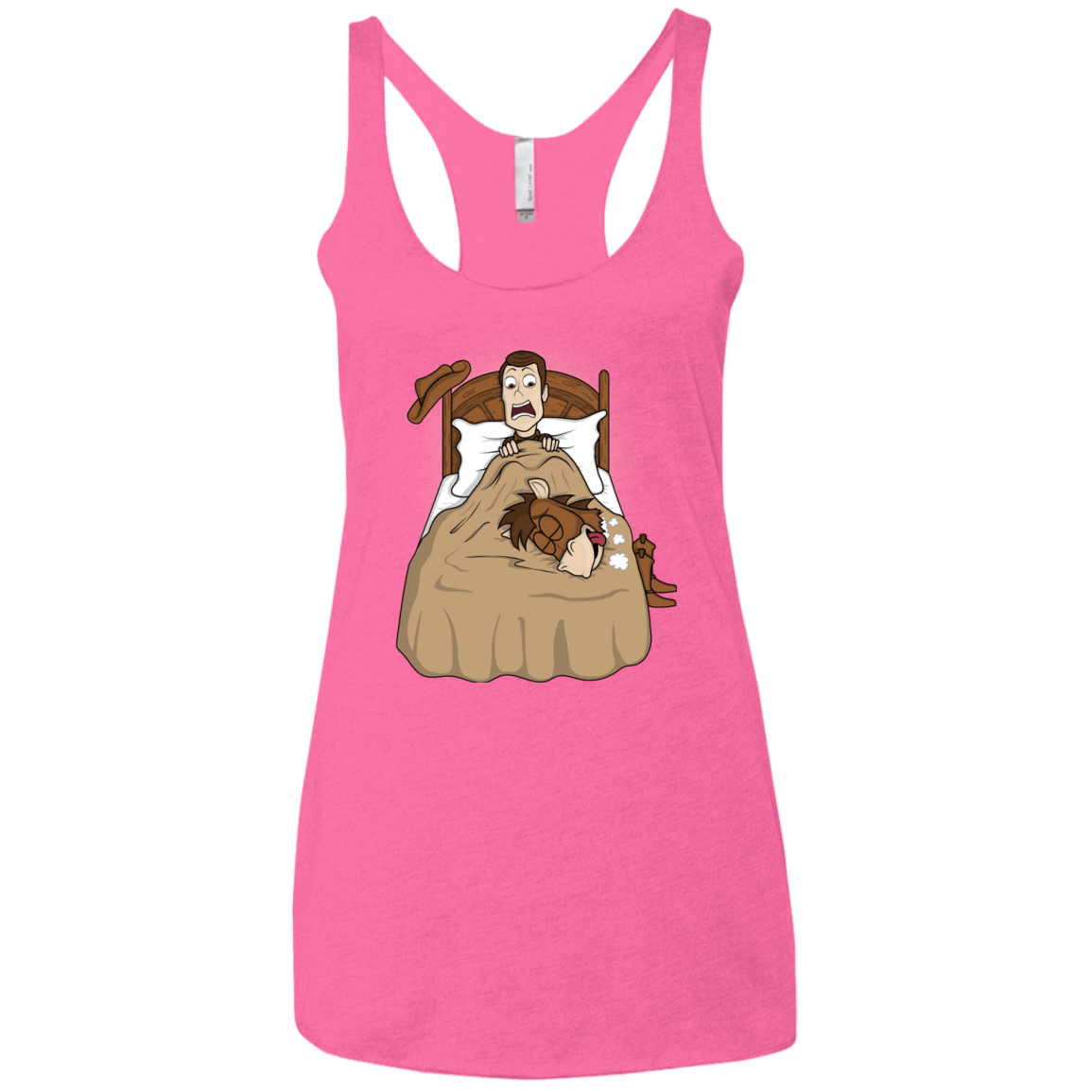 TOY PADRINO Women's Triblend Racerback Tank