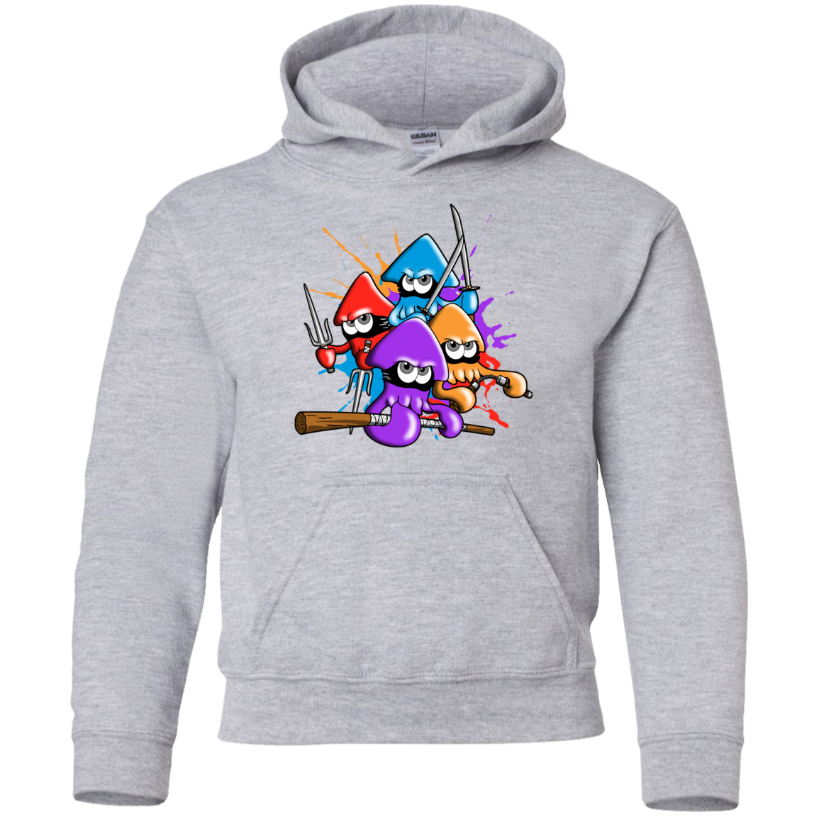 Teenage Mutant Ninja Squids Youth Hoodie