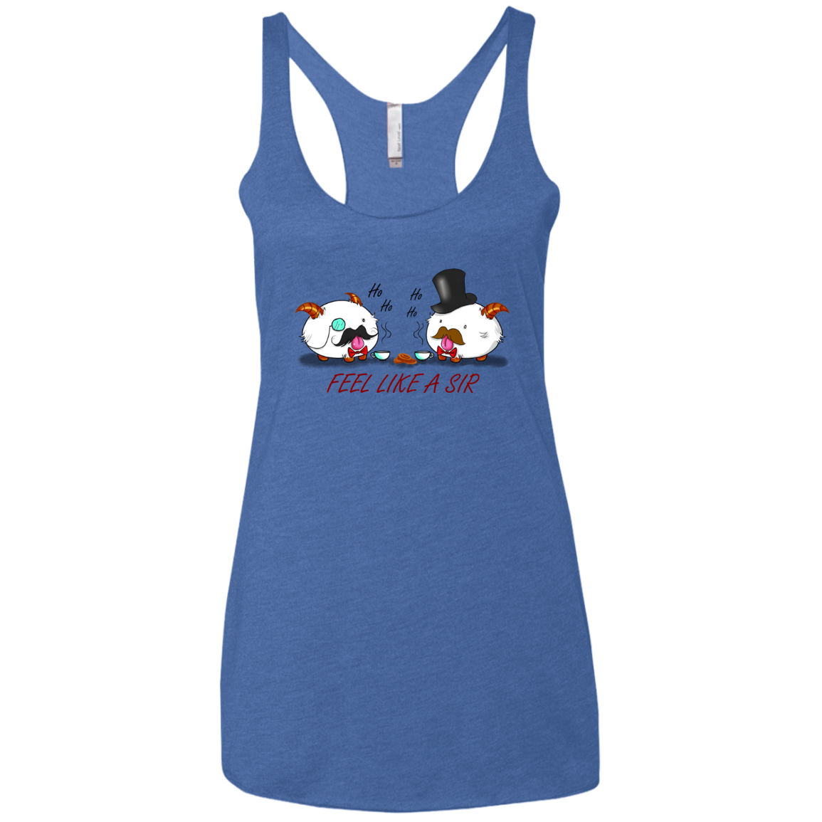 Poros like a sir Women's Triblend Racerback Tank