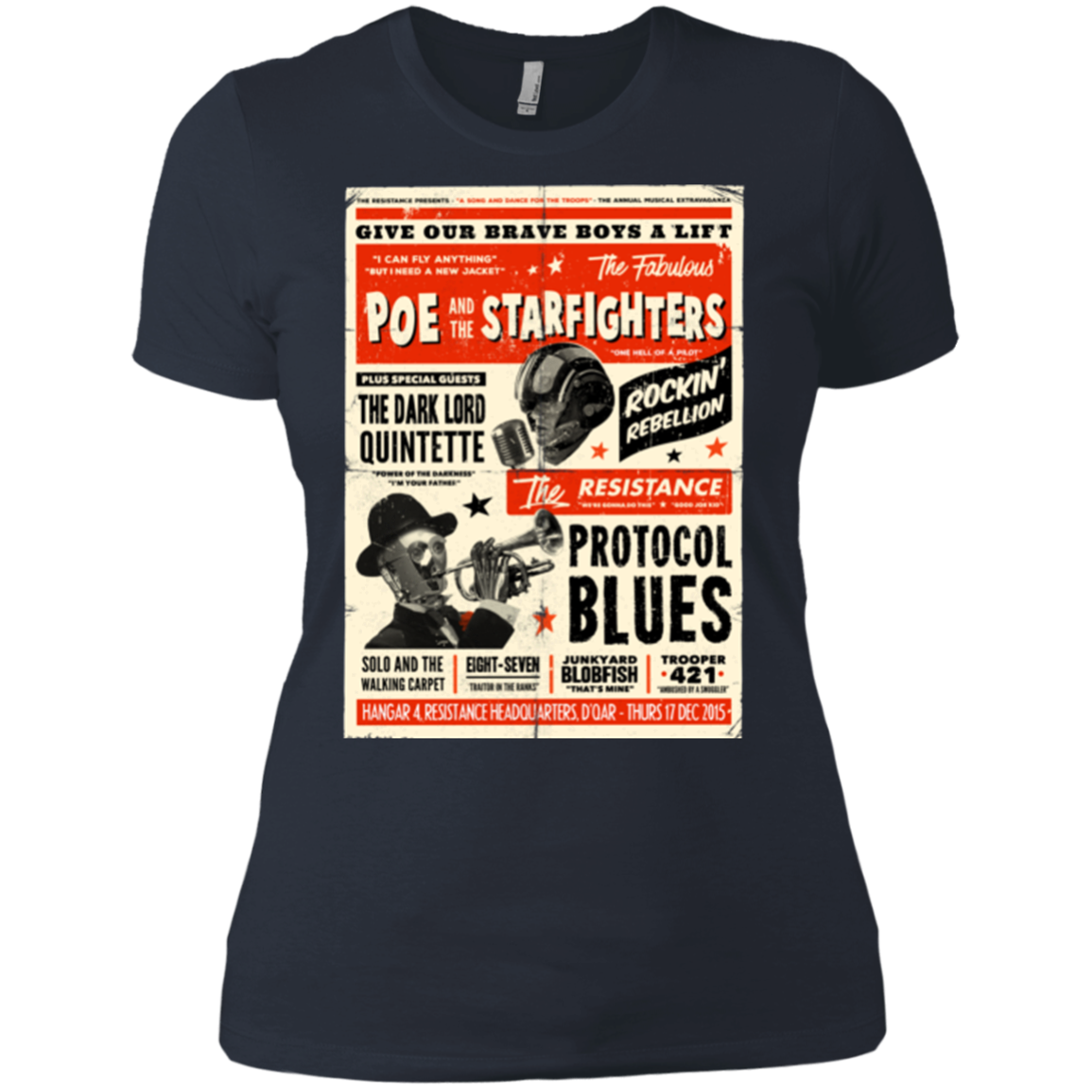 Poe and The Starfighters Women's Premium T-Shirt