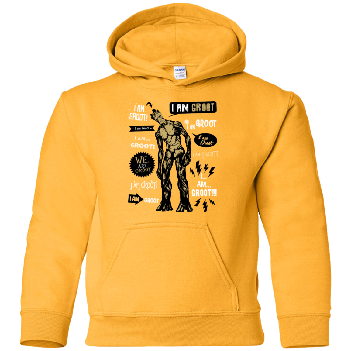 Groot Famous Quotes Youth Hoodie
