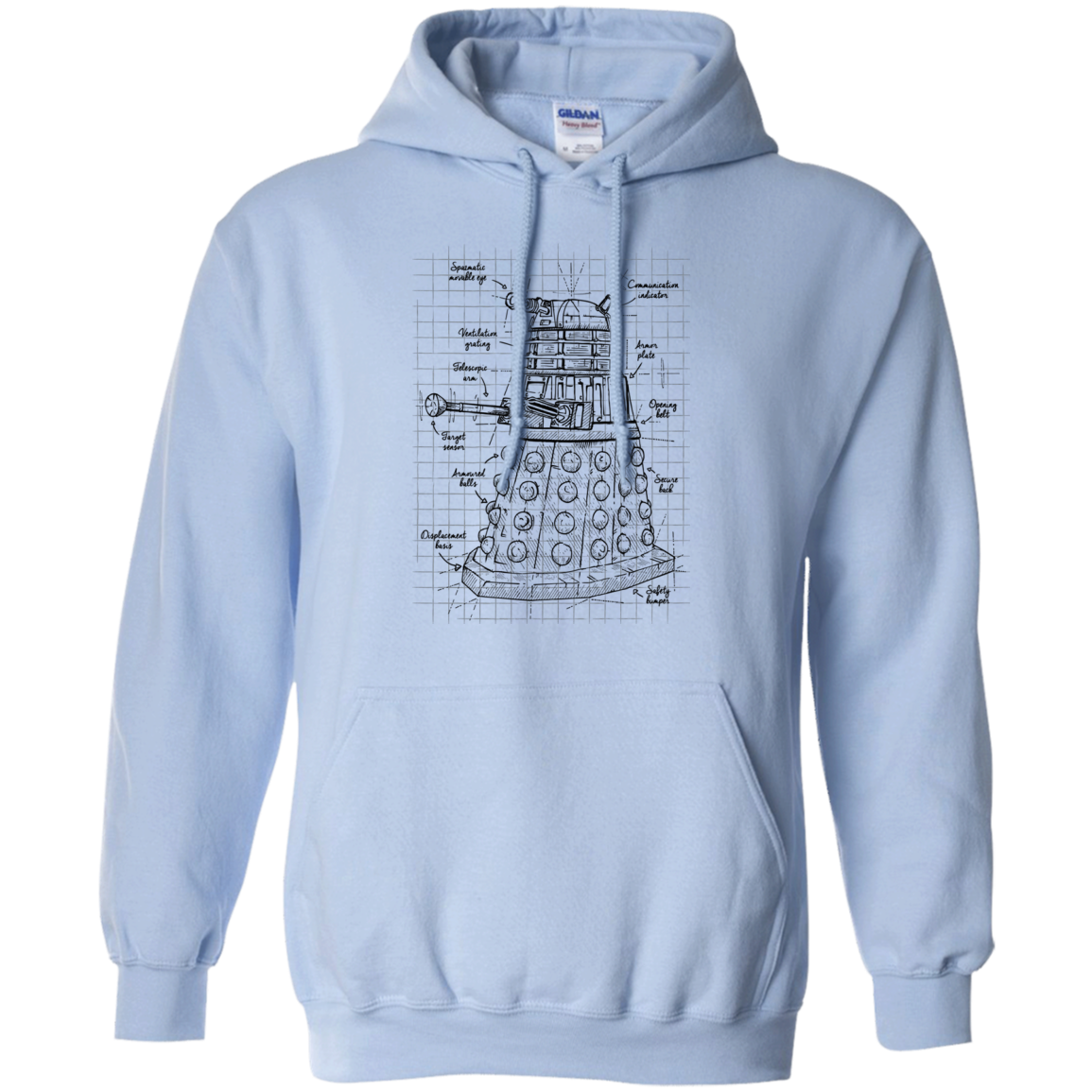 Dalek Plan Pullover Hoodie