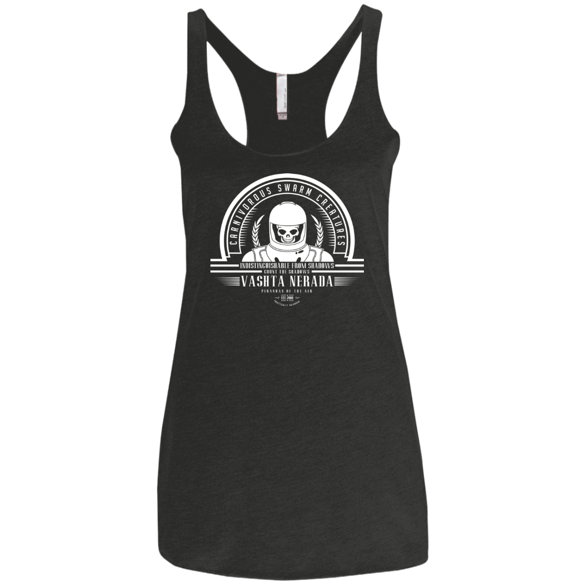 Who Villains Vashta Nerada Women's Triblend Racerback Tank
