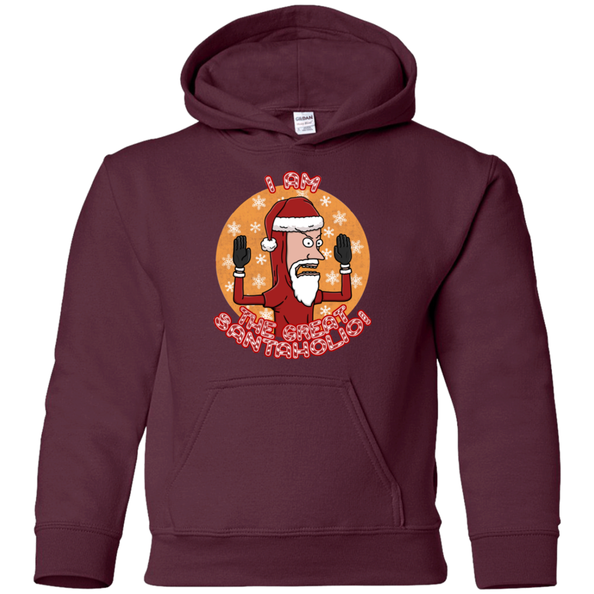 The Great Santaholio Youth Hoodie