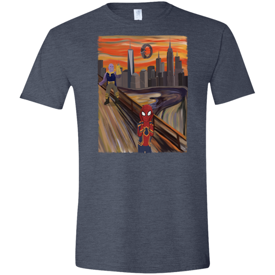 Spider Scream Men's Semi-Fitted Softstyle