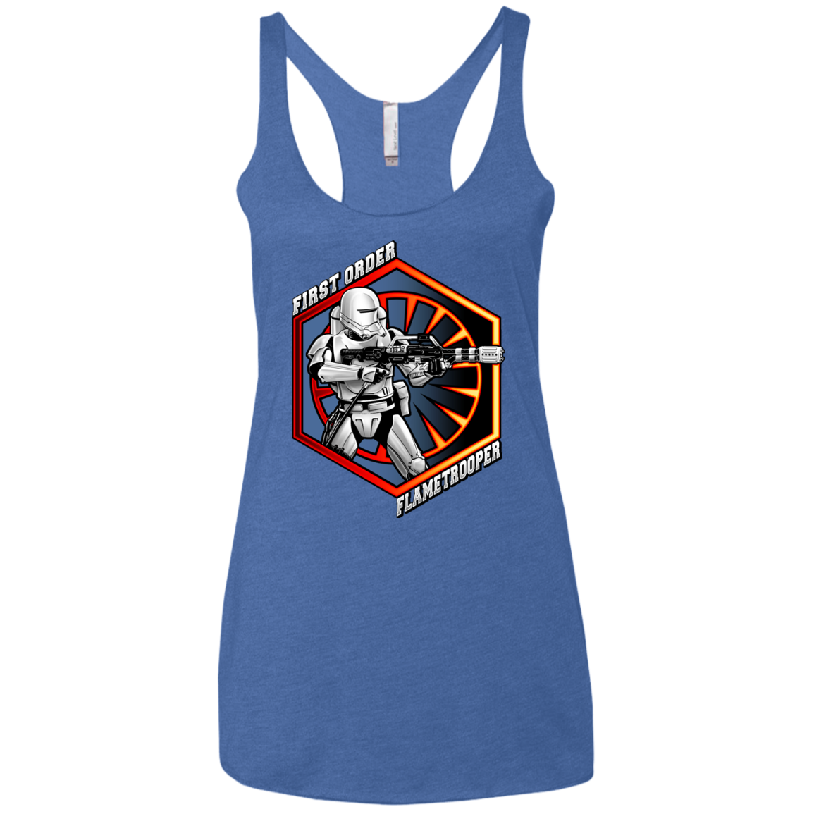 Flametrooper Women's Triblend Racerback Tank