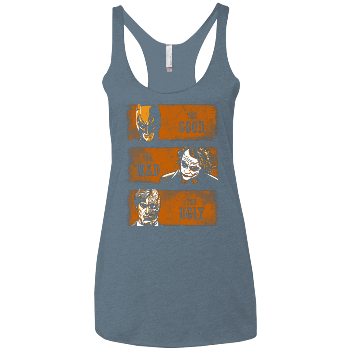 The Good the Mad and the Ugly2 Women's Triblend Racerback Tank