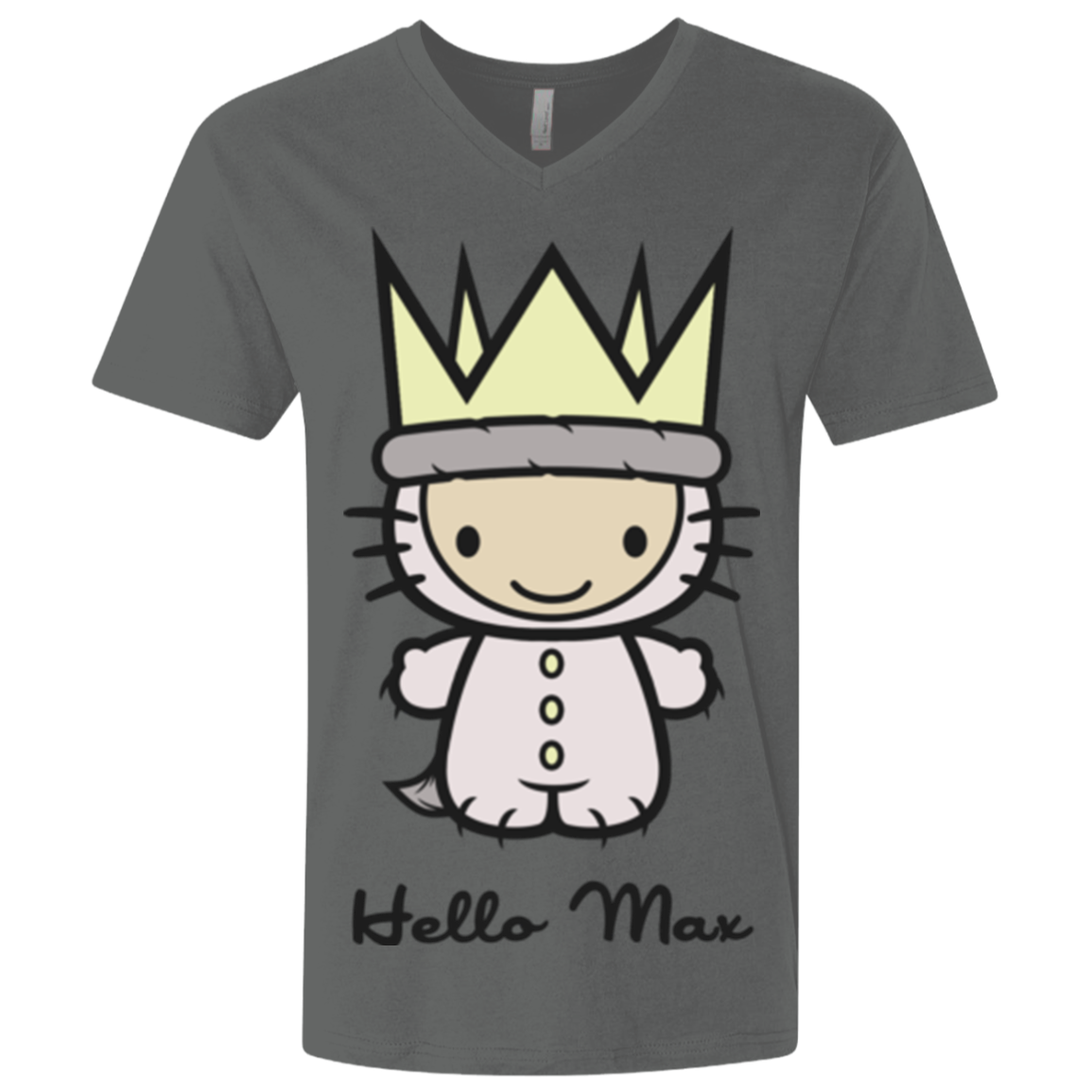 Hello Max Men's Premium V-Neck