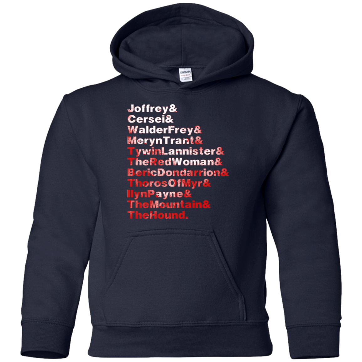 Aryas Kill List Youth Hoodie