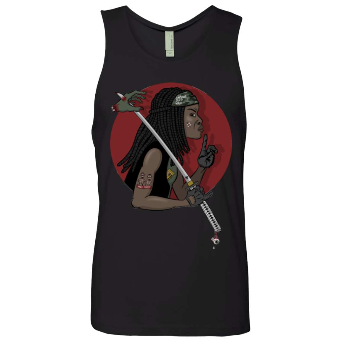 On A Michonne Men's Premium Tank Top