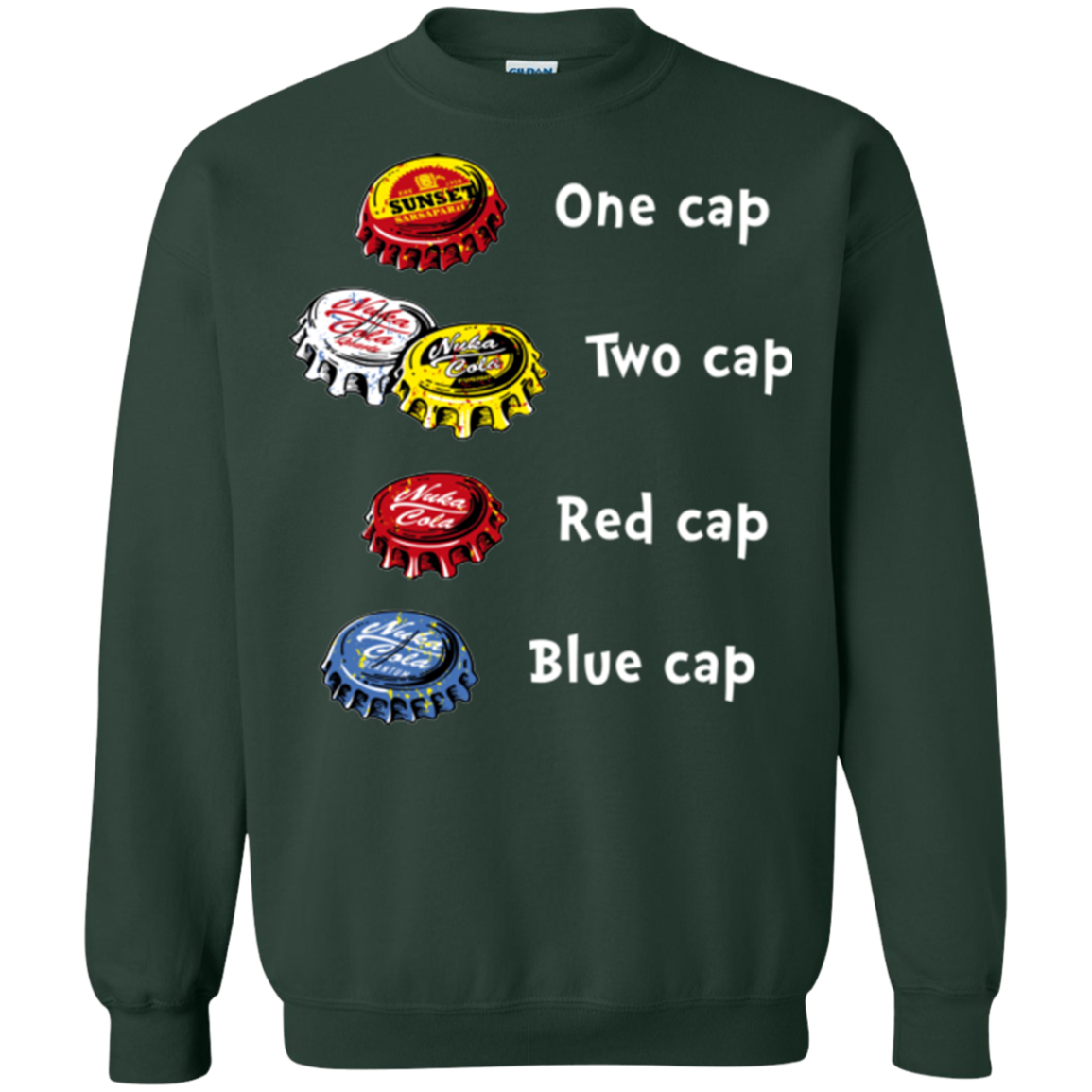 Bottle Caps Fever Crewneck Sweatshirt