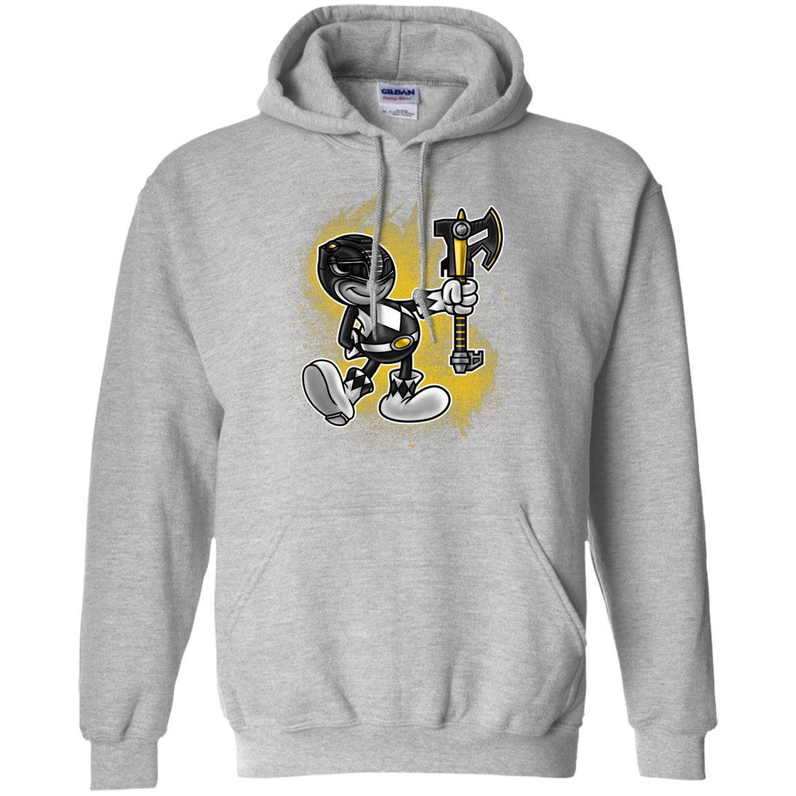 Black Ranger Artwork Pullover Hoodie