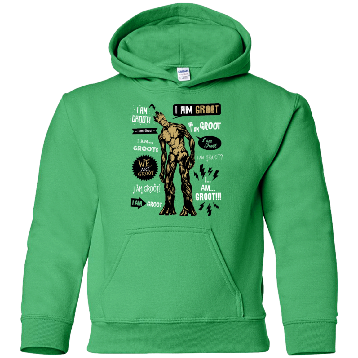 Groot Famous Quotes Youth Hoodie