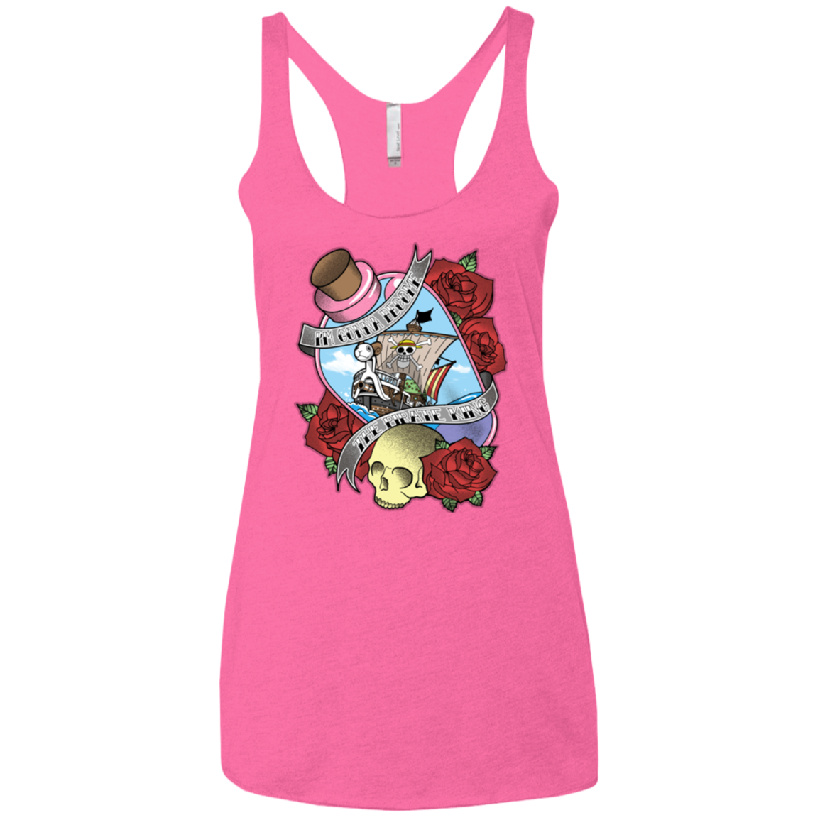 The Pirate King Women's Triblend Racerback Tank