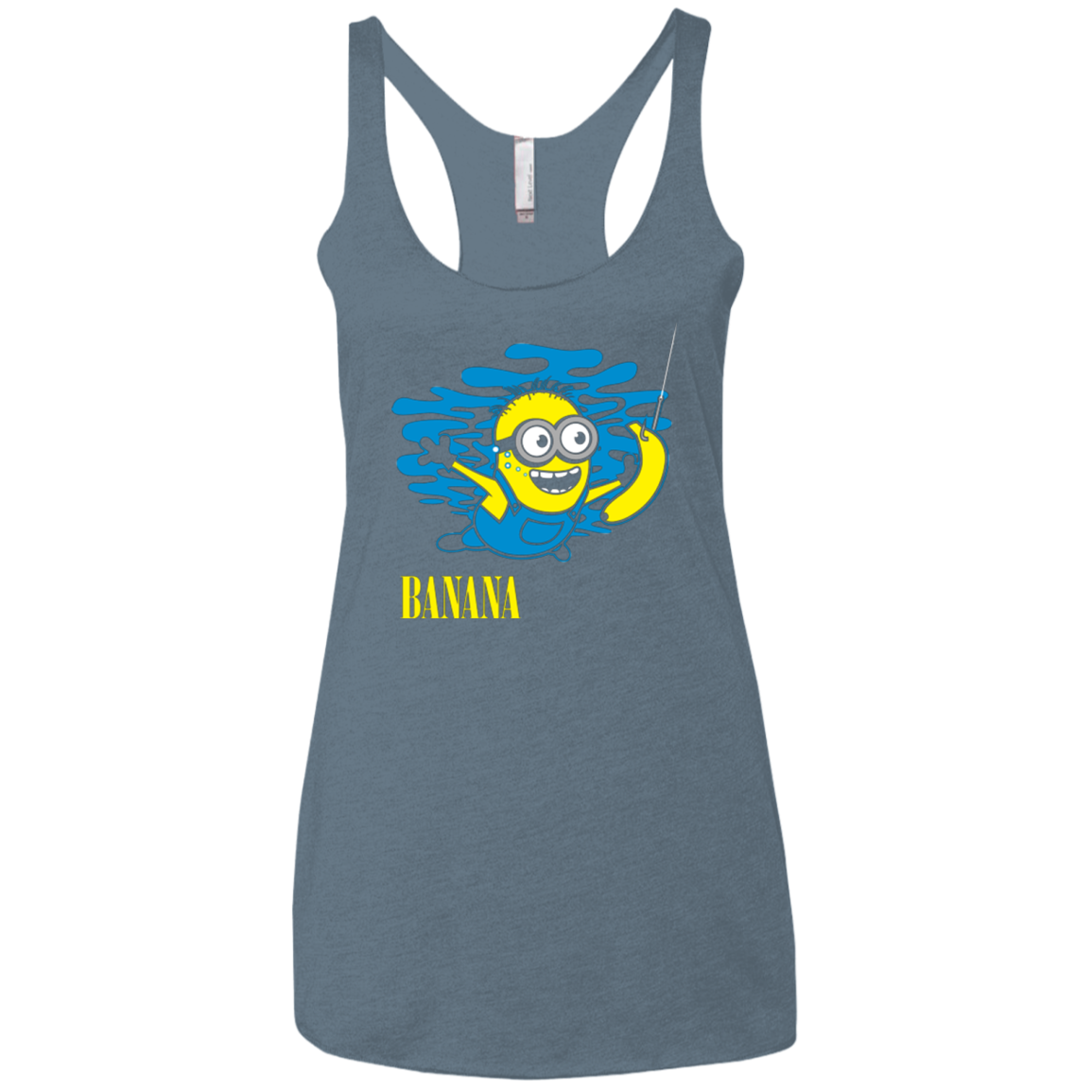 Nirvana Banana Women's Triblend Racerback Tank