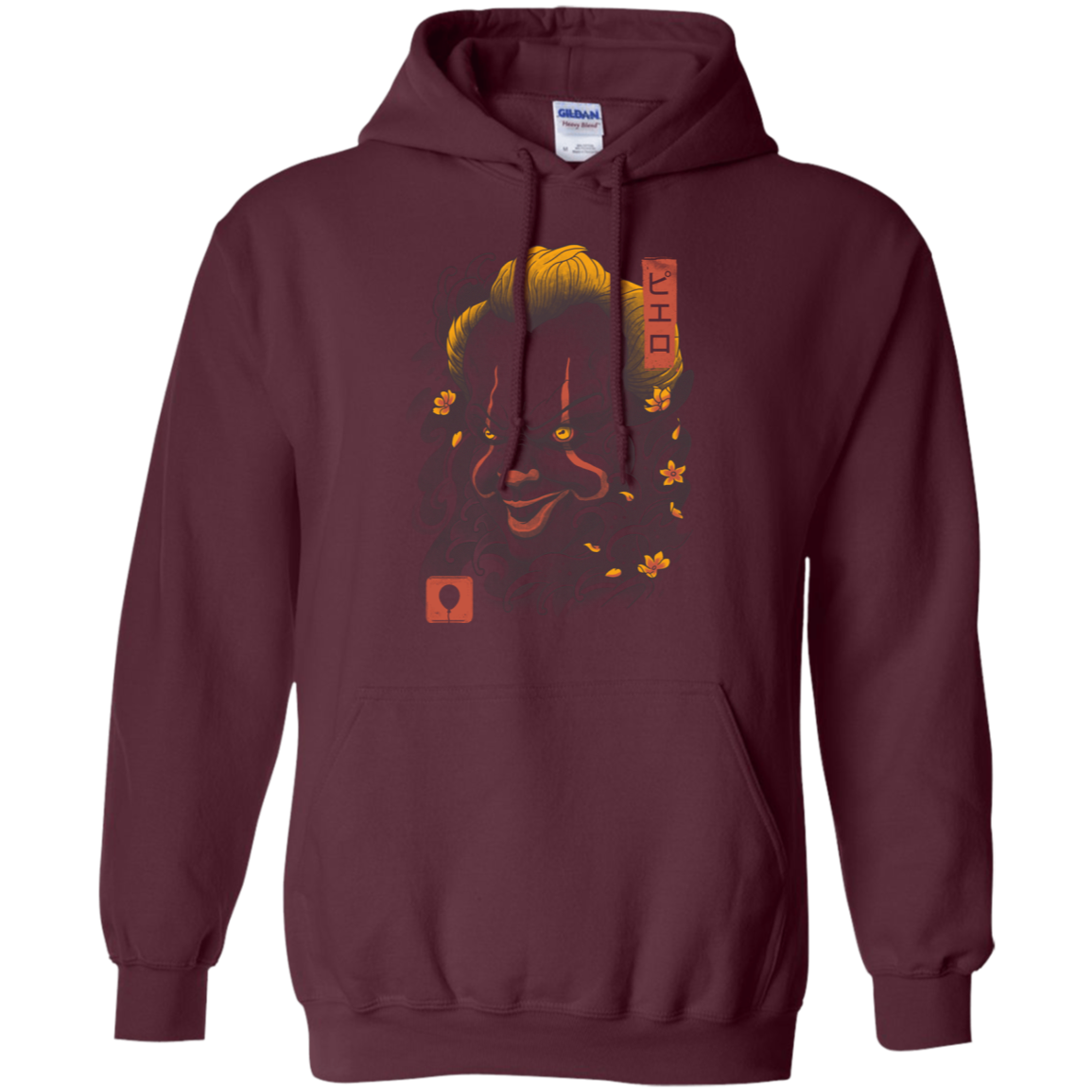 Oni Clown Mask Pullover Hoodie